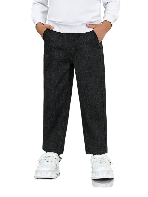 Picture of Black pant for boys 15 years | Black pant for boys stylish | kids pant boys 10 years