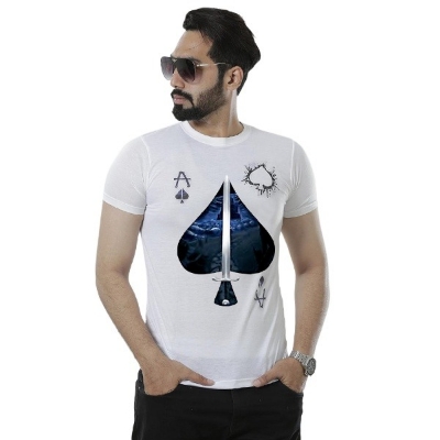 Picture of Understated -Tshirt for men new 2024 brand stylish | cotton t shirt for men high quality white | export t shirt for men white- Progressively Better
