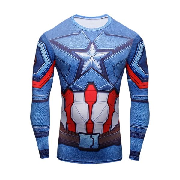 Picture of Full sleeve tshirt for men new collection 2024 | Super hero tshirt for men | Captain america tshirt for men