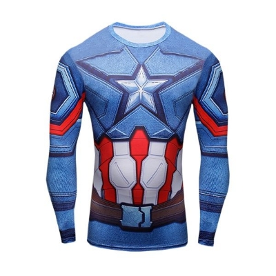 Picture of Full sleeve tshirt for men new collection 2024 | Super hero tshirt for men | Captain america tshirt for men