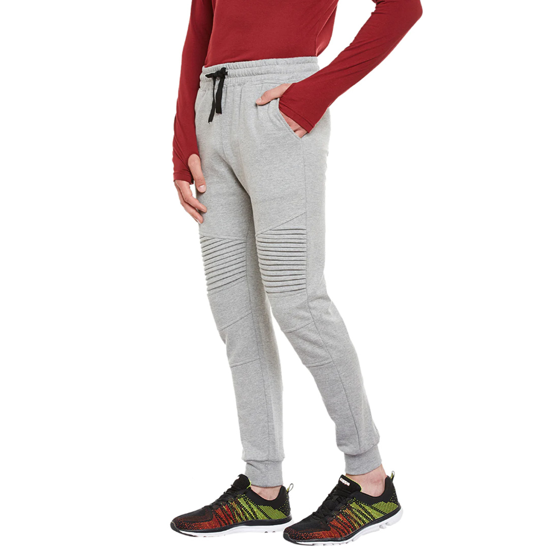 Picture of Light Grey Joggers Pants for Men - Comfortable, Stylish, and Perfect for Casual Wear | Men's Light Grey Jogger Pants - Premium Quality, Ideal for Sports and Relaxation | Buy Light Grey Color Joggers for Men - Trendy, Versatile, and Affordable |