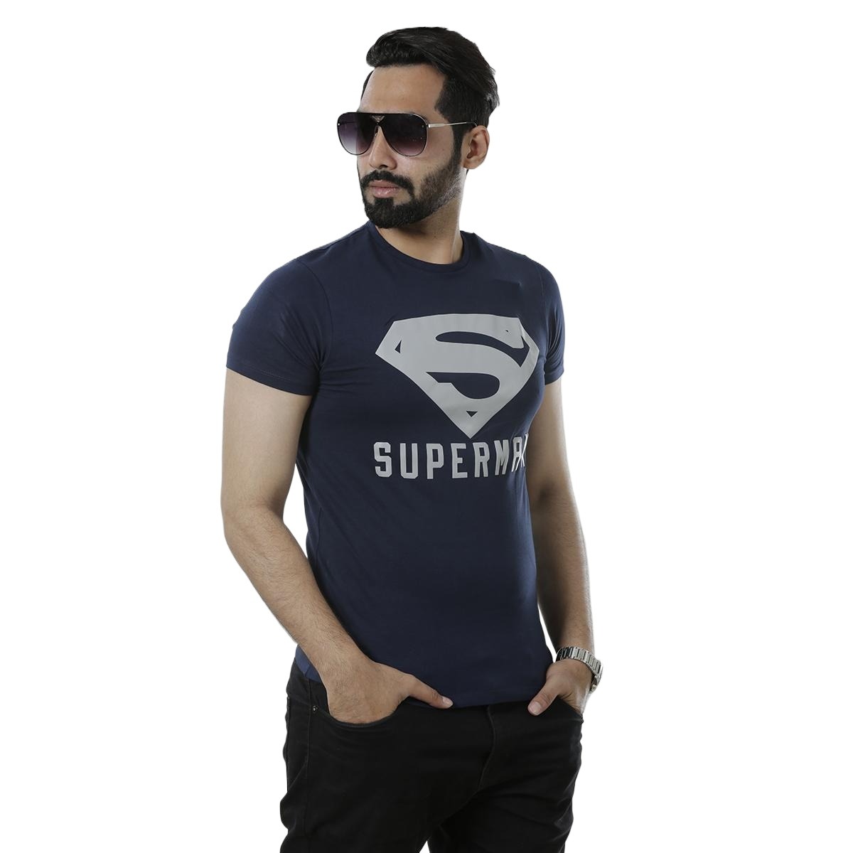 Picture of Versatile -Superman tshirt for men | Cotton tshirt for men new collection 2024 stylist | Export quality tshirt for men- Avant-garde