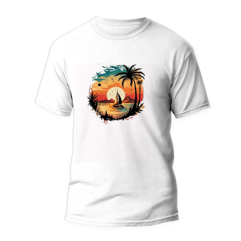 Picture of Export quality half sleeve t shirt for men white | half sleeve t shirt for men cotton | summer t shirt for men half sleeve white | t shirt for men white