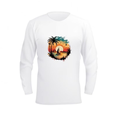 Picture of Full sleeve white tshirt for men new collection 2024 stylist | Soft cotton tshirt for men export quality | tshirt for men full sleeve