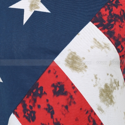 Picture of Patriotic Men's American Flag Printed T-Shirt - Stylish and Comfortable Design | Buy American Flag Design T-Shirt for Men - Perfect for Casual Wear | Trendy American Flag Print Men's T-Shirt - Celebrate in Style | Men's American Flag T-Shirt - High-Qualit