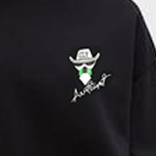 Picture of Black full sleeve sweatshirts for women oversized | Printed sweatshirt for girls | women sweatshirt black | full sleeve sweatshirts for women | full sleeve sweatshirts for girls