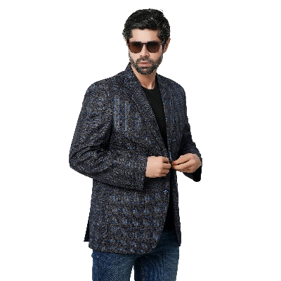 Picture of suits for men ash and blue check | Ash and blue check suits and blazer for men brand | Ash and blue suits for men stylish