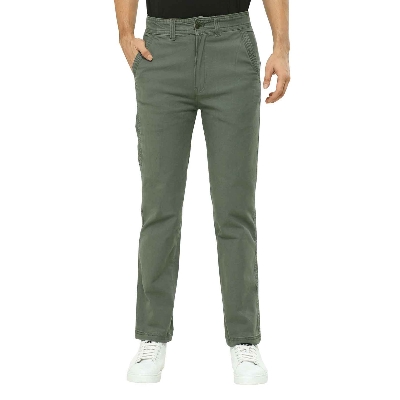 Picture of Olive pant for men jeans styles | pant for men olive colour jence | High quality cargo pant for men olive - olive Stretch cargo pant with wash