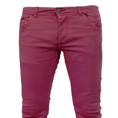 Picture of Maroon pant for men jeans styles | Pant for men maroon colour jence | High quality denim pant for men maroon black - Maroon Black Stretch Denim pant with soft wash