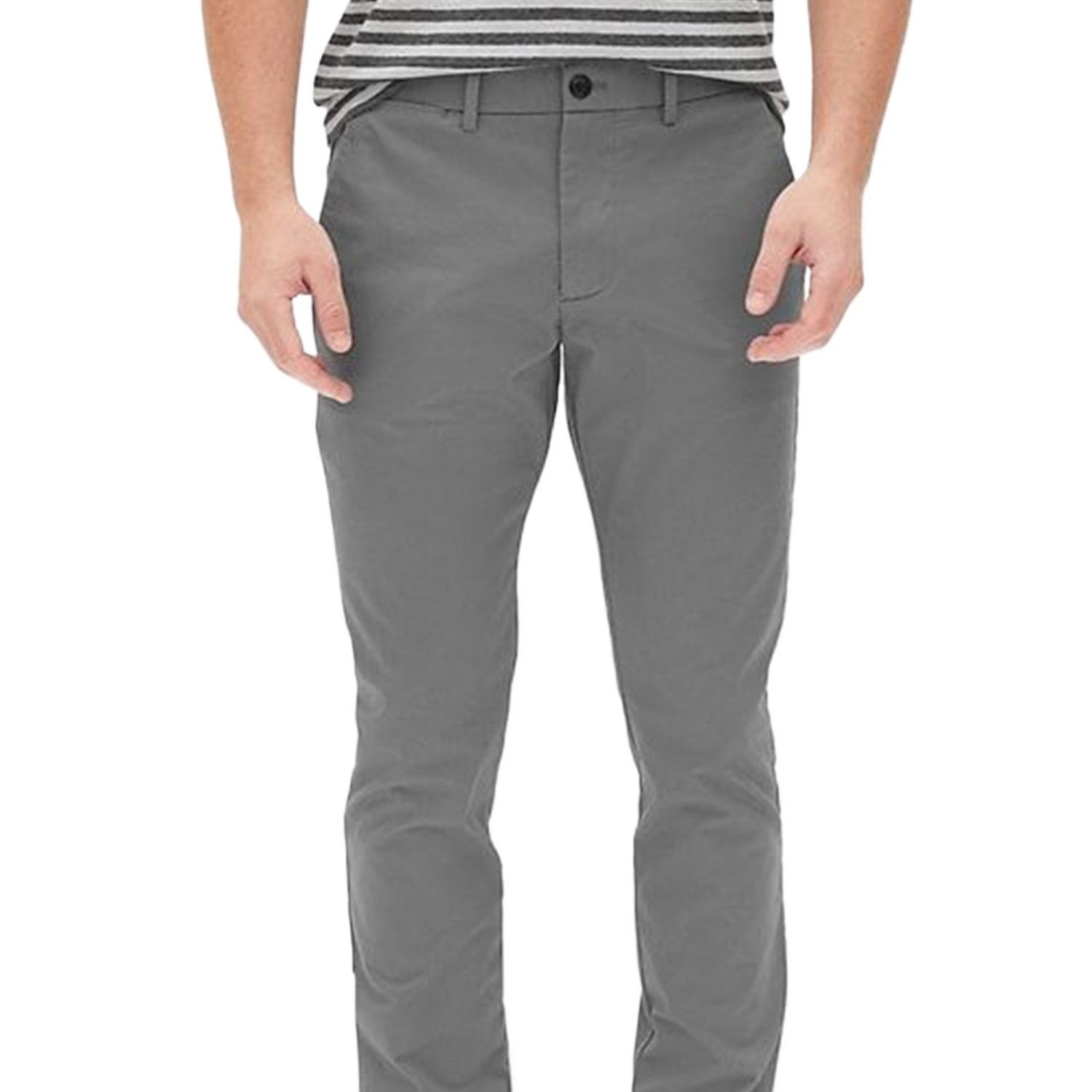 Picture of High quality chinos pant for men grey | Deep ash or grey chinos pant for men export | Twill Gabardine Pant for Men