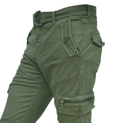 Picture of Cargo pant for men stylish olive black 2024 |  Ash black pant for men cargo | Big size pant for men - cargo pant with joggers style