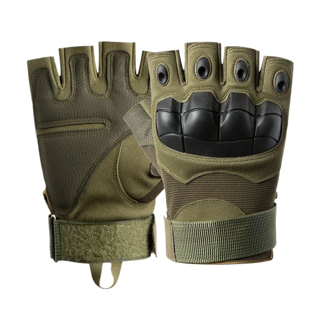 Picture of High quality half finger Hand Gloves for biker | Winter gloves for men | Hand gloves for bike | low price biker gloves for men leather | winter collection for men