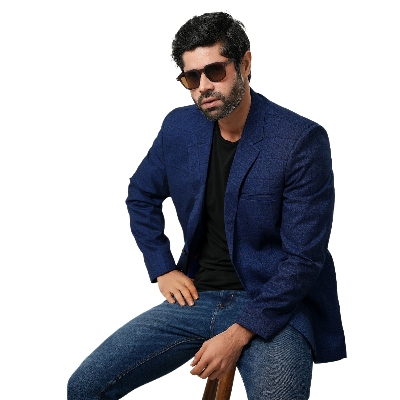 Picture of Blue suits for men high quality | Blue mens suits collection for winter 2024 | Stylish suits for men brand