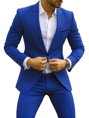 Picture of High quality Blazer suits for men blue | Low price blazer suits for men brand blue | Blazer for men stylish