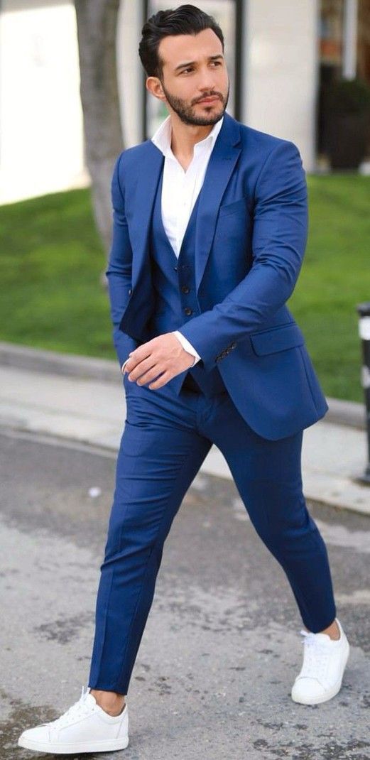 Picture of High quality Blazer suits for men blue | Low price blazer suits for men brand blue | Blazer for men stylish