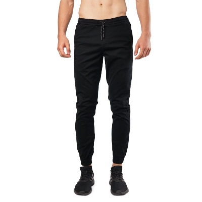 Picture of Joggers pant for men stylish pant | High quality black joggers for men | Trouser pant for men cotton | Black color joggers for men new collection 2024