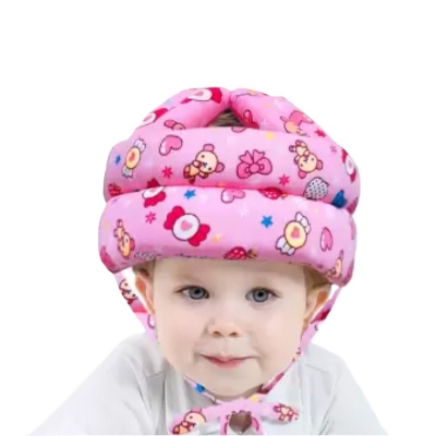Picture of Cap helmet to protect the baby's head,baby helmet | Toddler head protector baby toddler anti-collision cap | Adjustable child safety soft helmet toddler anti-fall pad