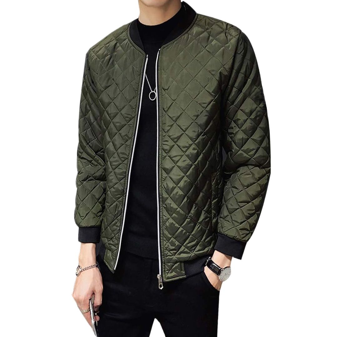 Picture of Olive jacket for men 2024 new collection | Jacket for men winter china high quality | Low price jacket for men winter 2023 double part export quality