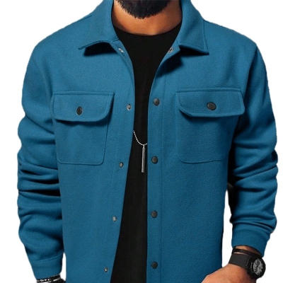 Picture of Petrol blue Jacket for men 2024 new collection | Jacket for men winter china high quality | Jacket for men winter 2024 double part
