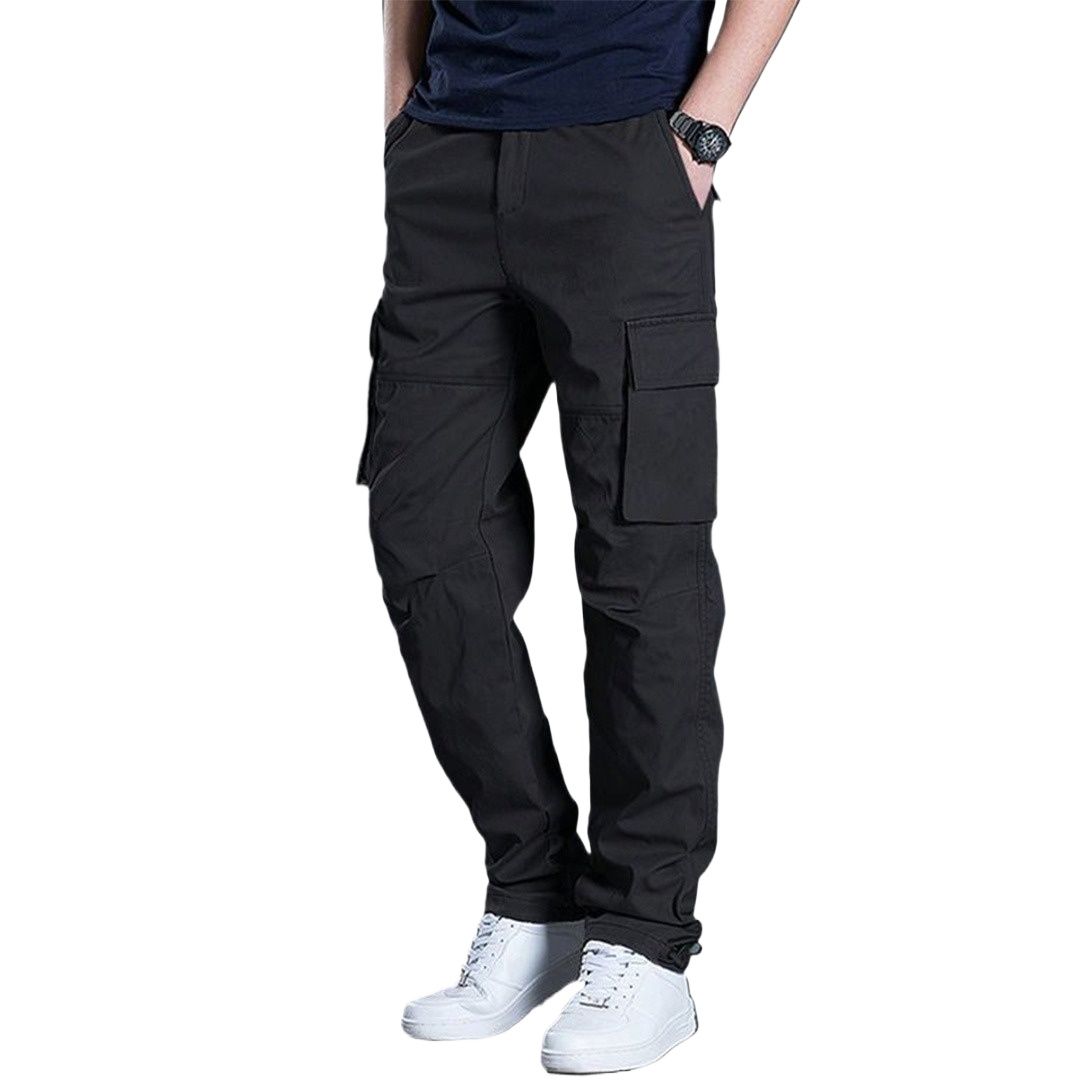 Picture of Export quality cargo pant for men stylish black 2025 | High quality mobile pant for men stylish 2025 new | Six pocket cargo pant for men - Mens cargo pants
