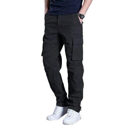 Picture of Export quality cargo pant for men stylish black 2025 | High quality mobile pant for men stylish 2025 new | Six pocket cargo pant for men - Mens cargo pants