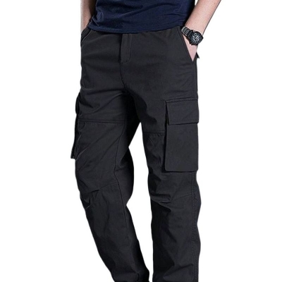 Picture of Export quality cargo pant for men stylish black 2025 | High quality mobile pant for men stylish 2025 new | Six pocket cargo pant for men - Mens cargo pants