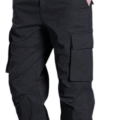 Picture of Export quality cargo pant for men stylish black 2025 | High quality mobile pant for men stylish 2025 new | Six pocket cargo pant for men - Mens cargo pants