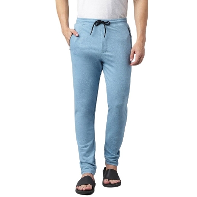 Picture of Joggers pant for men stylish pant | High quality sky blue joggers for men | Trouser for men cotton | Sky blue color joggers for men winter collection