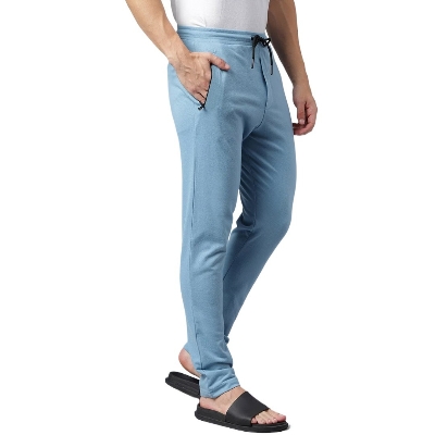 Picture of Joggers pant for men stylish pant | High quality sky blue joggers for men | Trouser for men cotton | Sky blue color joggers for men winter collection