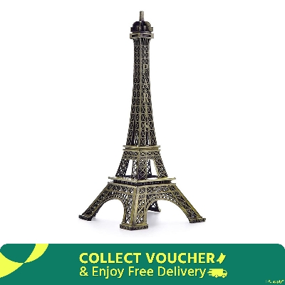 Picture of Art Eiffel Tower Showpiece Metal | Show piece for decoration drawing room | Gift for girlfriend and boyfriend | Low price gift for girl and boy