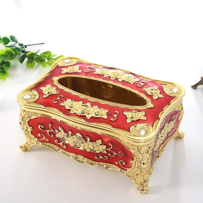 Picture of Tissue box holder for dining table | Tissue Box Paper Holder Home Hotel Decoration