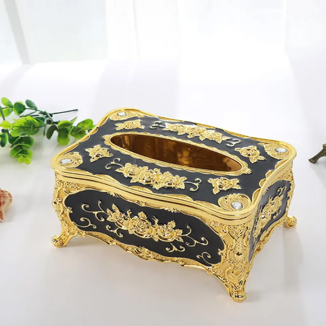 Picture of Tissue box holder for dining table | Tissue Box Paper Holder Home Hotel Decoration