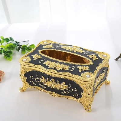 Picture of Tissue box holder for dining table | Tissue Box Paper Holder Home Hotel Decoration
