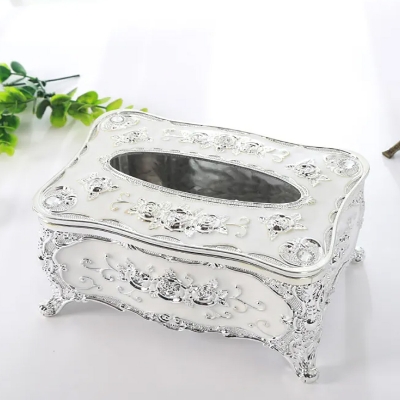 Picture of Tissue box holder for dining table | Tissue Box Paper Holder Home Hotel Decoration