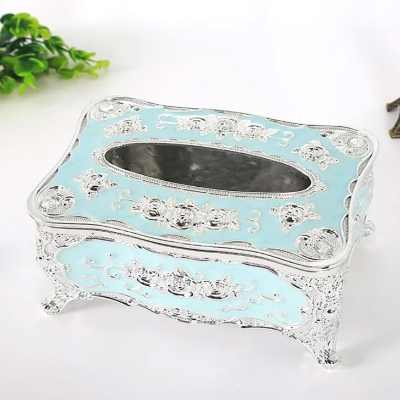 Picture of Tissue box holder for dining table | Tissue Box Paper Holder Home Hotel Decoration