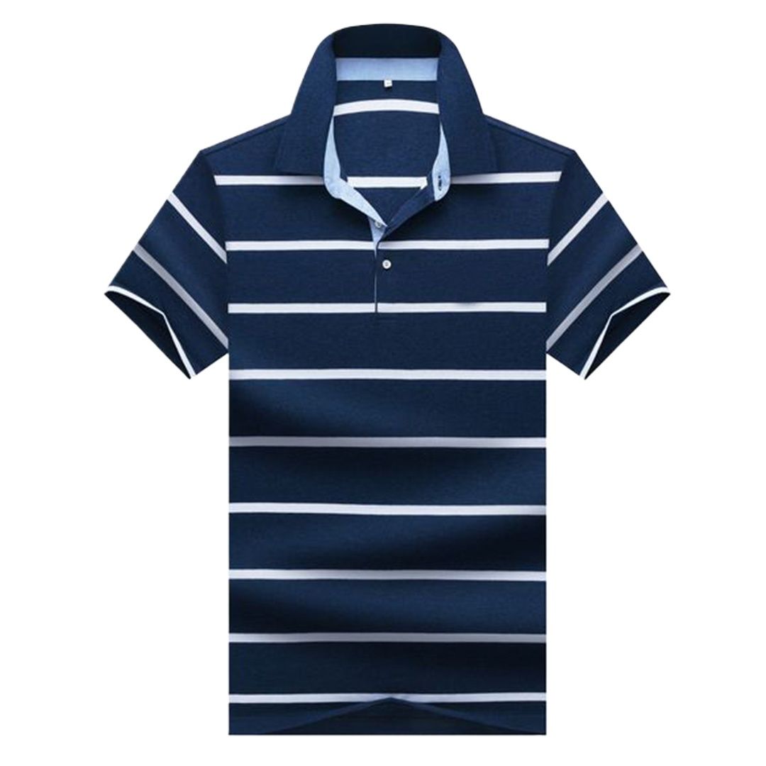 Picture of Blue polo t shirt for men easy brand high quality | Printed t shirt polo premium cotton | Polo tshirt for men new 2024 brand