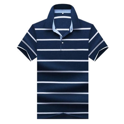 Picture of Blue polo t shirt for men easy brand high quality | Printed t shirt polo premium cotton | Polo tshirt for men new 2024 brand