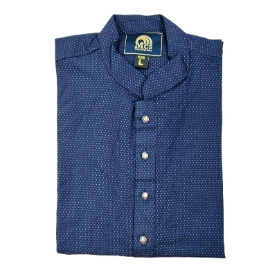 Picture of Ball dot blue panjabi for men cotton | Premium panjabi for men new collection 2024 | Indian panjabi for men new collection 2024 stylist brand | Printed panjabi for eid collection at low price