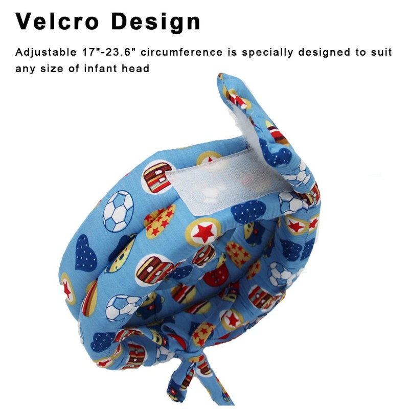 Picture of Cap helmet to protect the baby's head,baby helmet | Toddler head protector baby toddler anti-collision cap | Adjustable child safety soft helmet toddler anti-fall pad | Baby bike helmet