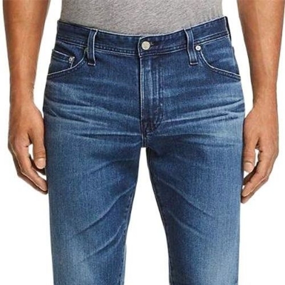 Picture of Blue pant for men stylish brand | High quality pant for men stylish blue jeans 2024 | Premium quality denim pant for men blue