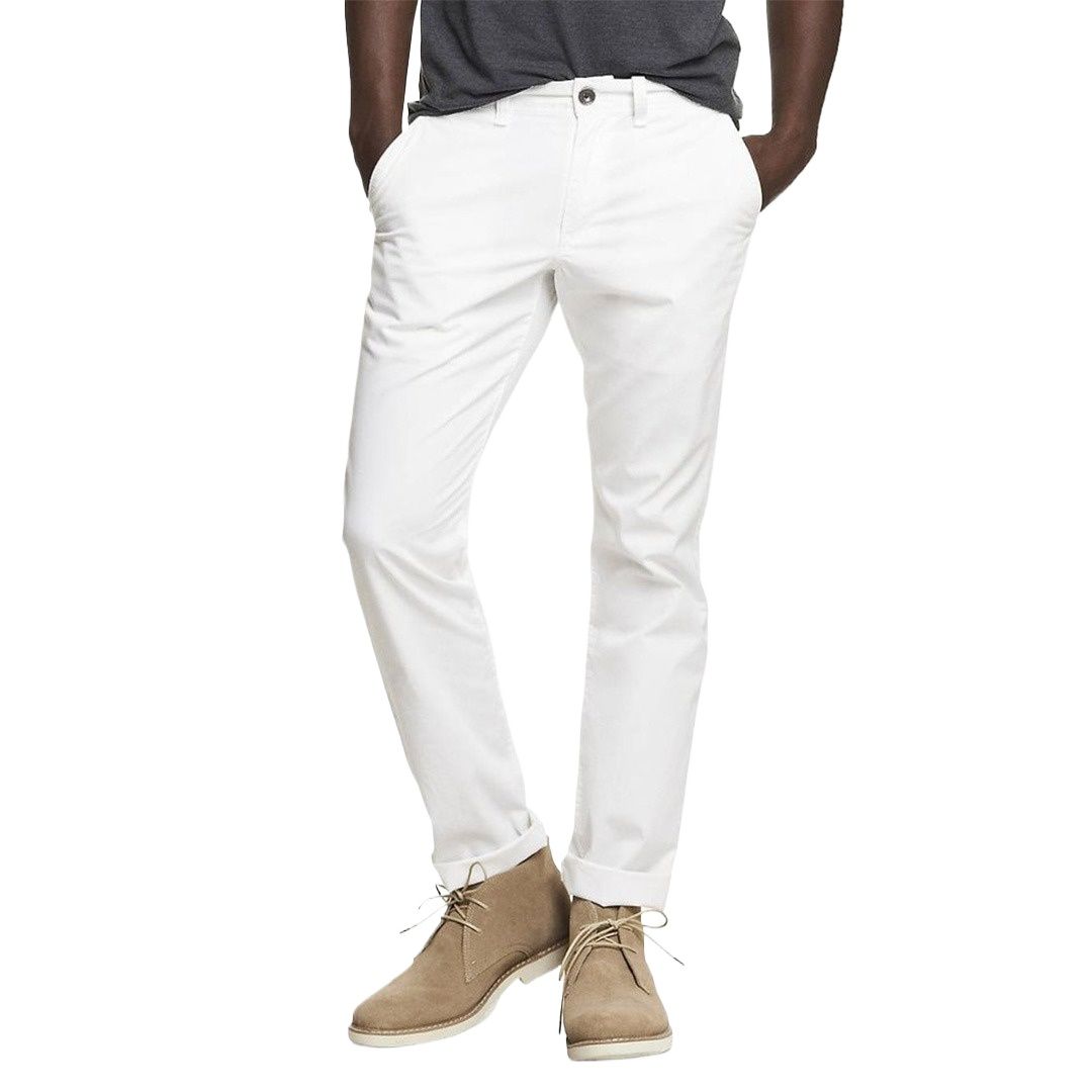 Picture of Export quality white pant for men stylish brand high quality | Big size pant for men stylish 2024 new | White jeans for men low price - Denim pant for men