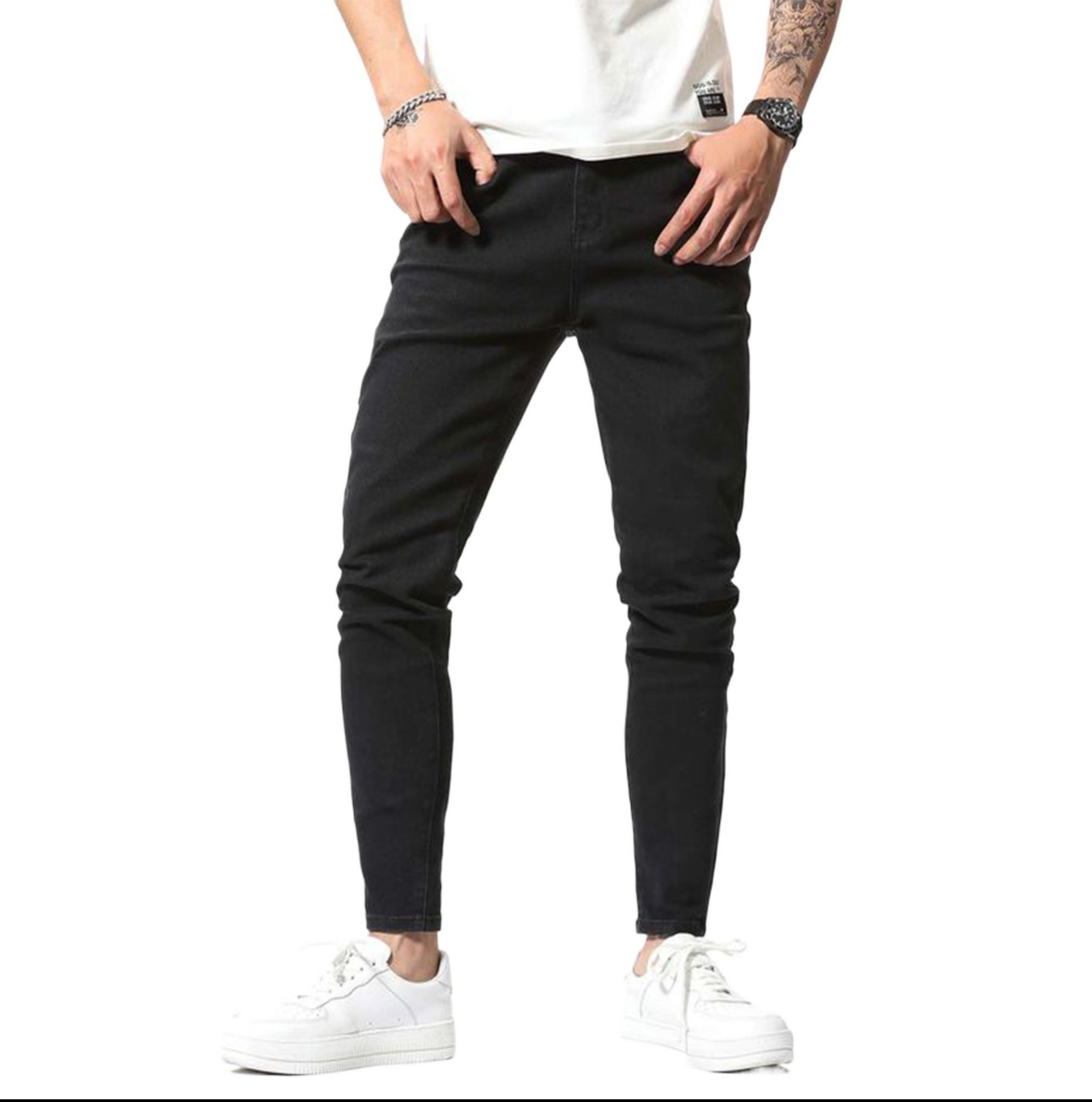 Picture of Indispensable -Black denim pant for men | Premium denim pant for men black | Denim pant for men high quality black- Innovative