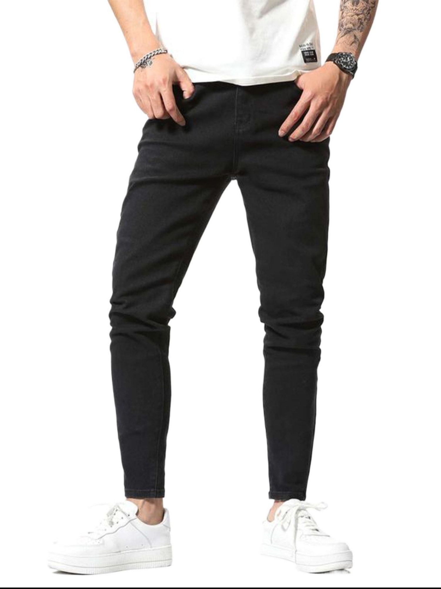 Picture of Indispensable -Black denim pant for men | Premium denim pant for men black | Denim pant for men high quality black- Innovative