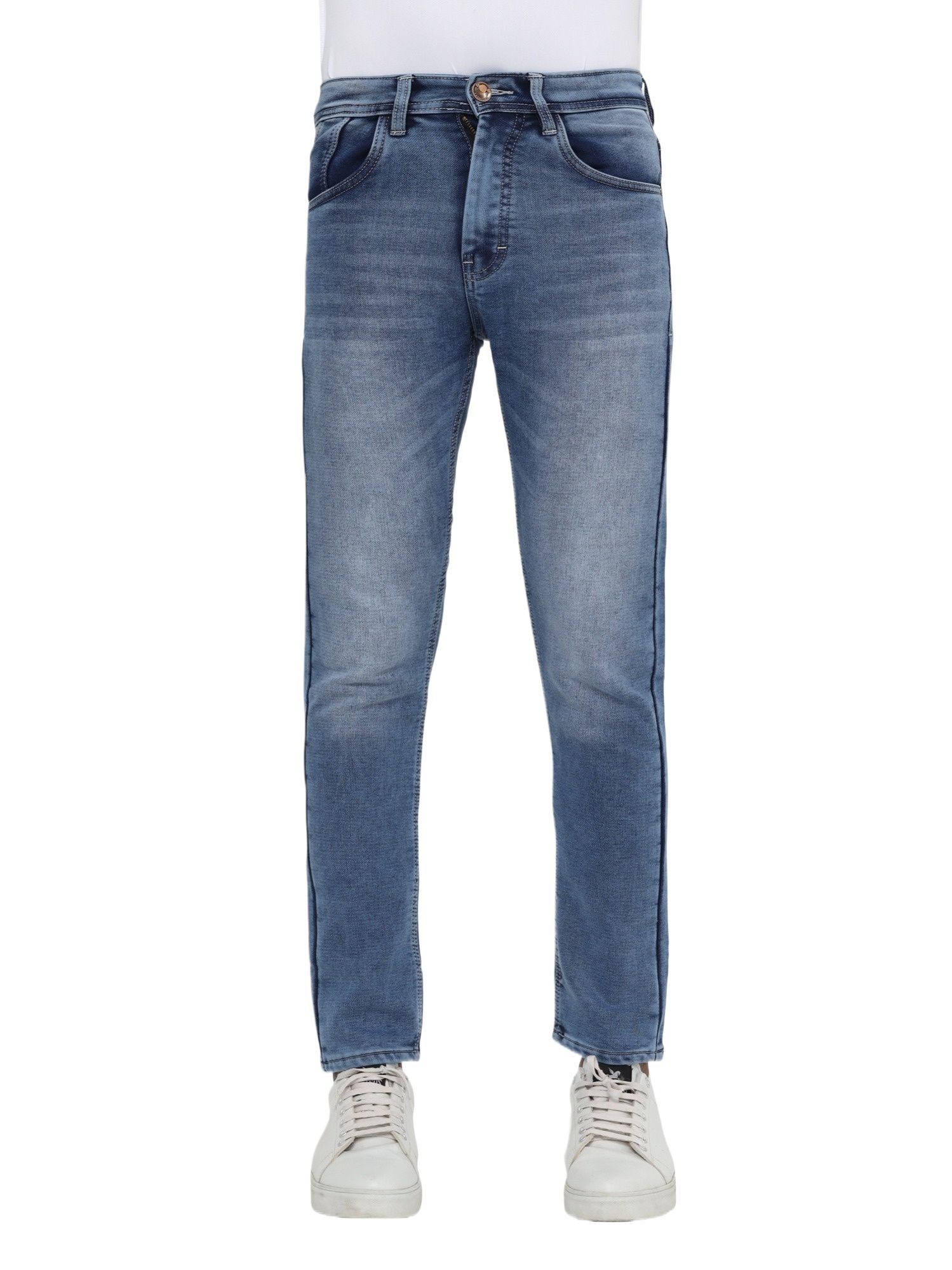 Picture of Blue denim pant for men stylish 2024 | Premium denim pant for men high quality | Export quality denim pant for men