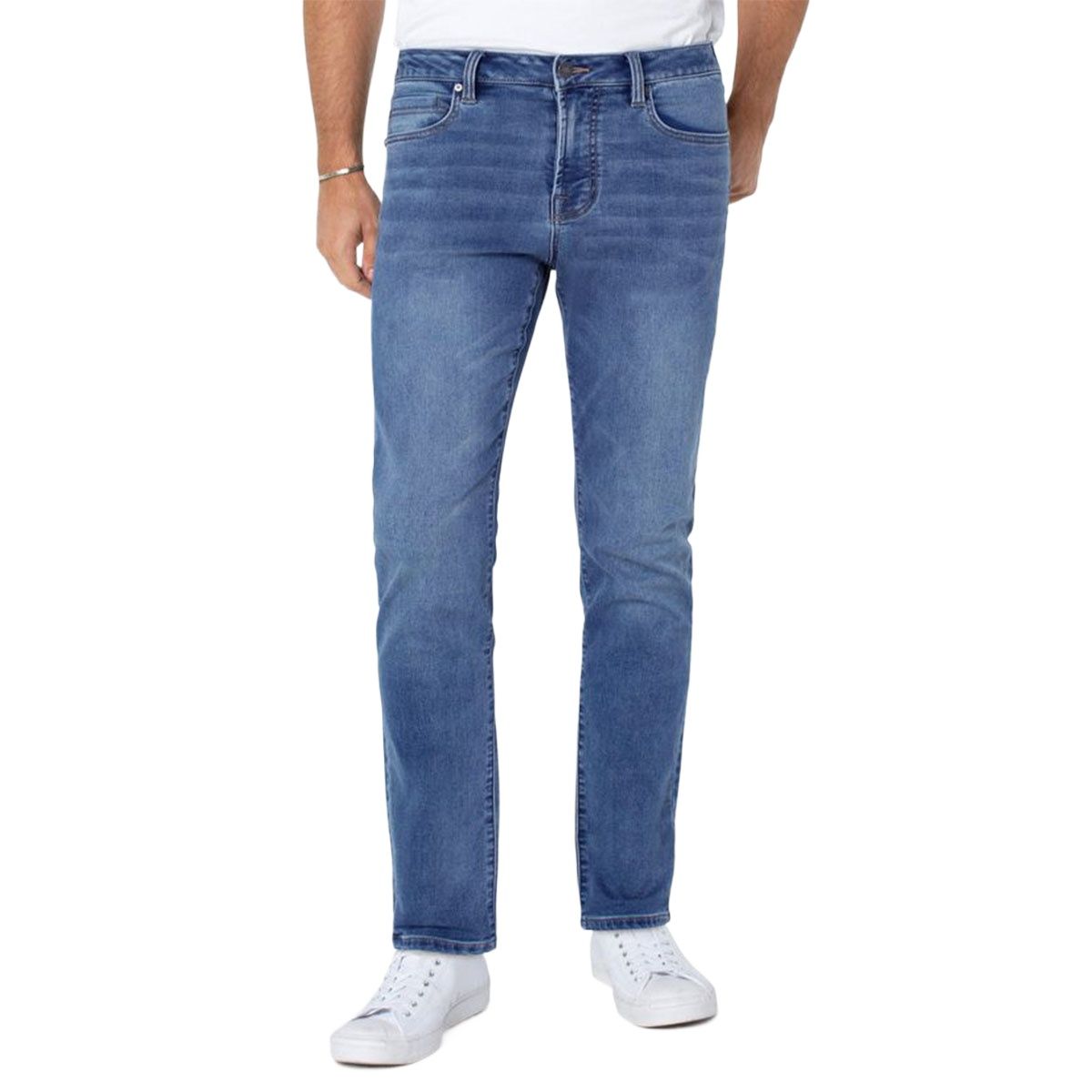 Picture of Light blue Jeans pant for men stylish 2024 new | Blue jeans pant for men | Navy blue pant for men high quality