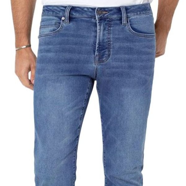 Picture of Light blue Jeans pant for men stylish 2024 new | Blue jeans pant for men | Navy blue pant for men high quality