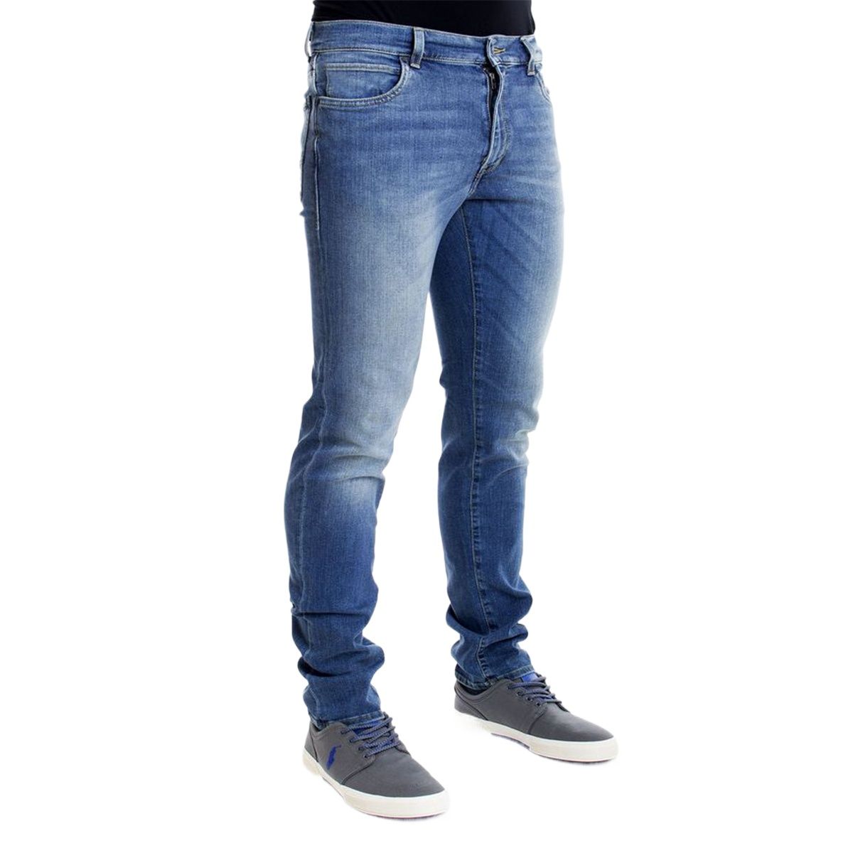Picture of Blue denim jeans pant for men new collection 2024 | Smart stylish denim jeans pant for men | Pant for men stylish tik tok | Jeans for men blue