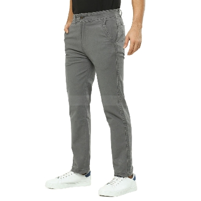 Picture of Mobile pant or cargo pant for men stylish brand | Big size pants for men | Ash colour gabardine pant collection 2024