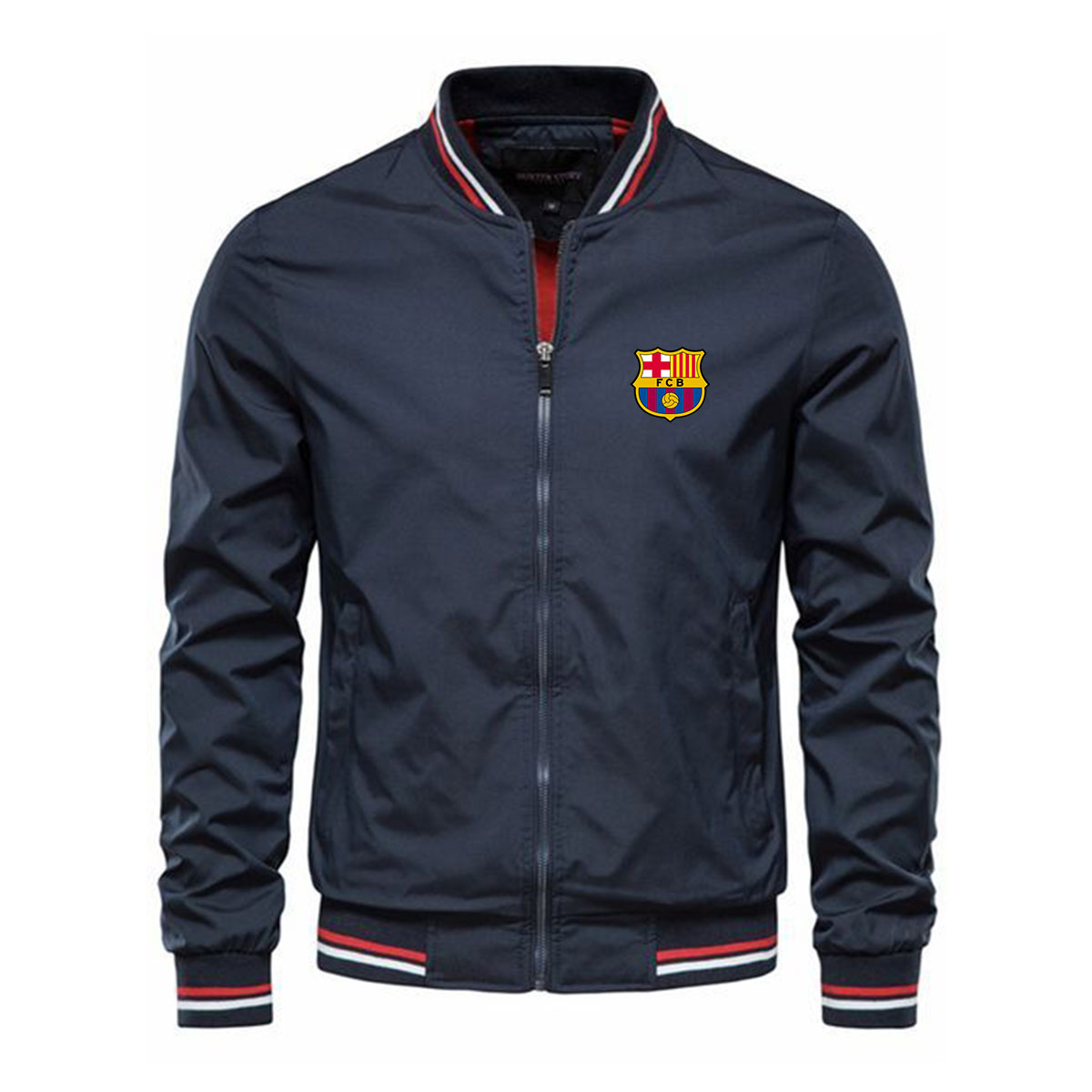 Picture of Blue jacket for men 2024 new collection | Export quality jacket for men winter china high quality | Winter collection for men jacket high quality - Barcelona jacket