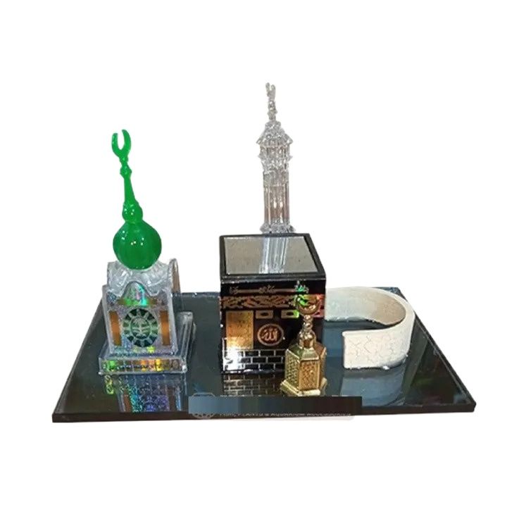 Picture of Showpiece Kaba Ghor For Home Decoration | Muslim Showpiece design new collection 2025 - Muslim Kaba ghor , mosjid and minar | low price gift home decor items